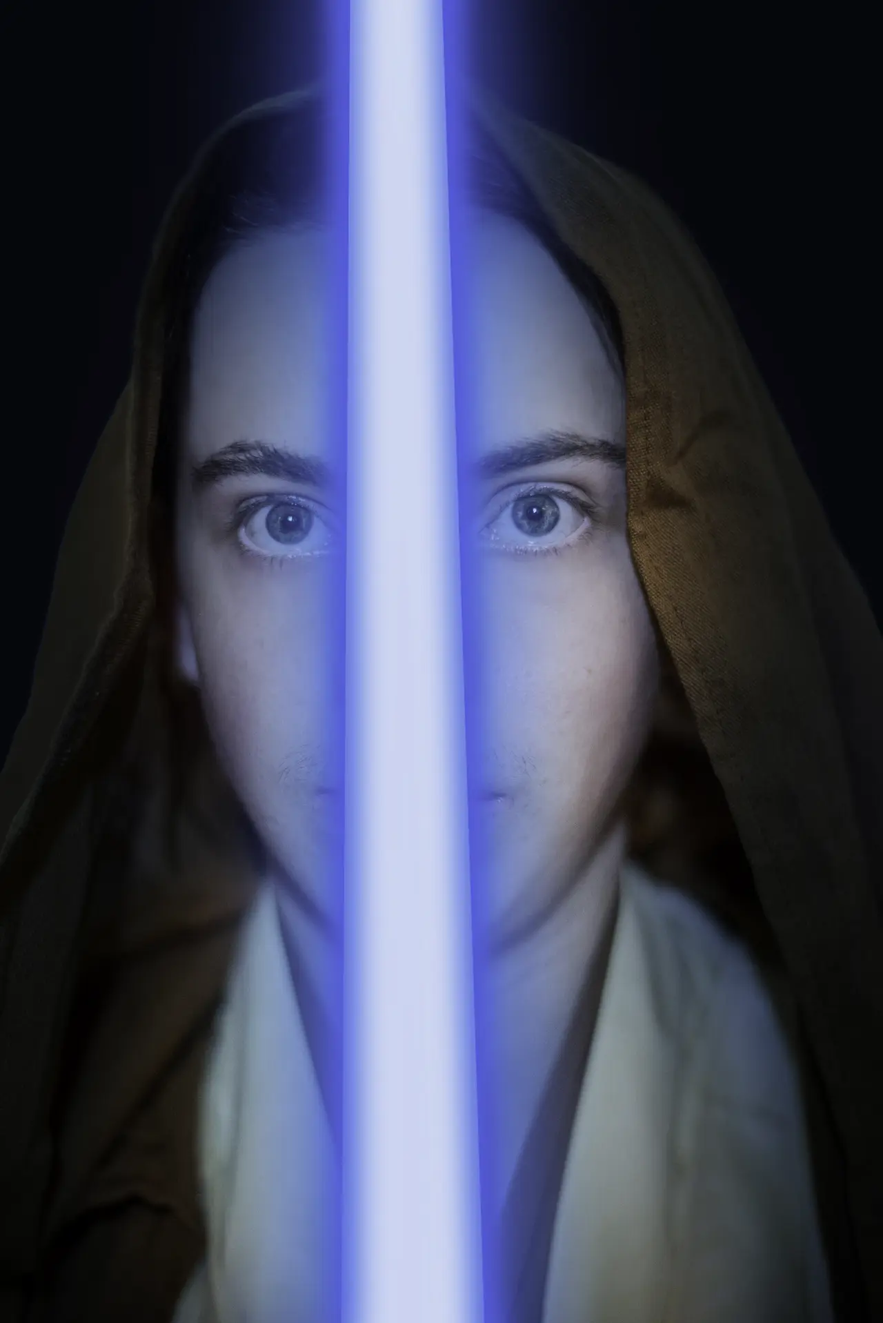 After: Jedi with Lightsaber