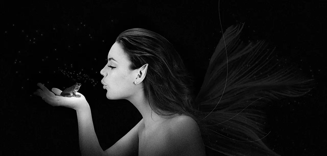 After: Pixie with Frog