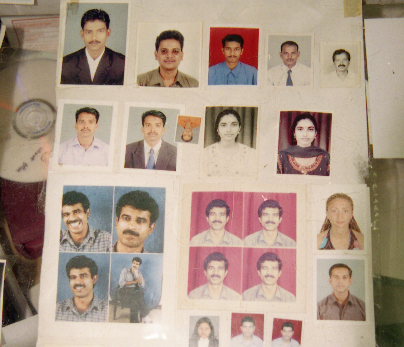 Passport photo collection — shot on film